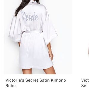Victoria’s Secret Kimono and tank top set- Bride